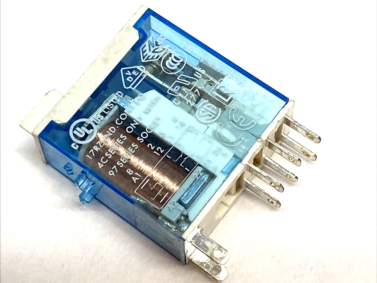 Finder 46.52.9.024.0040 Relay 8A 24VDC 46 Series Industrial Socket Relay - Maverick Industrial Sales