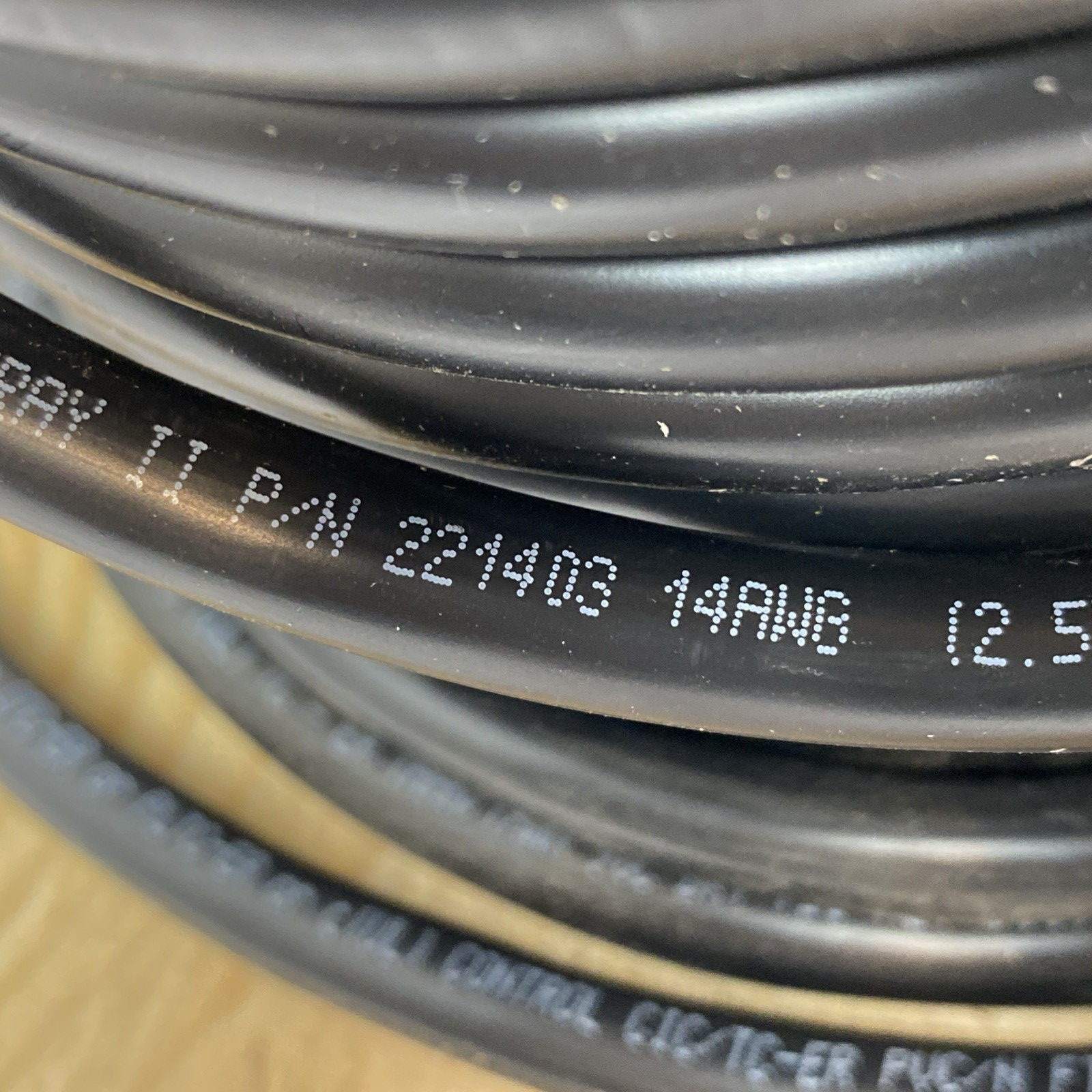 LAPP 221403 Cable OLFLEX TRAY II 3G2.5 14/3C 71-FT 3C 14 AWG Black - Maverick Industrial Sales