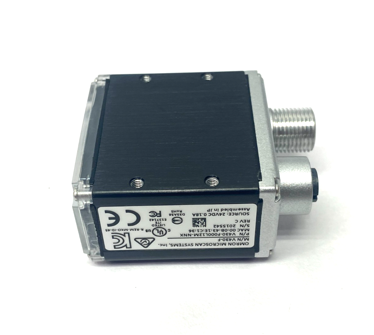 Omron V430-F000L12M-NNX MicroHAWK Code Reader, Long Range 75-1200mm, Autofocus - Maverick Industrial Sales