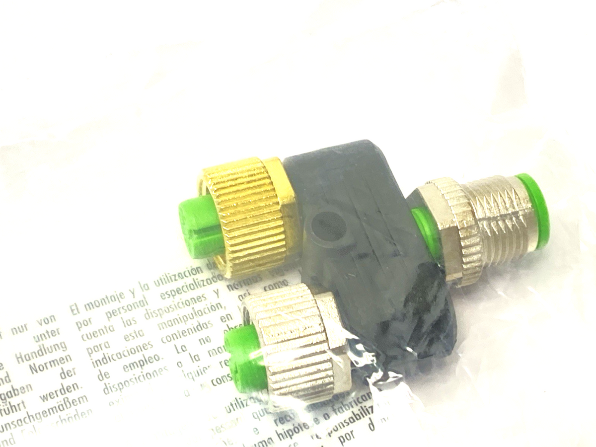 7000-41121-0000000 | Murrelektronik T-Coupler, M12 male to 2x M12 female A-cod. - New - Maverick Industrial Sales
