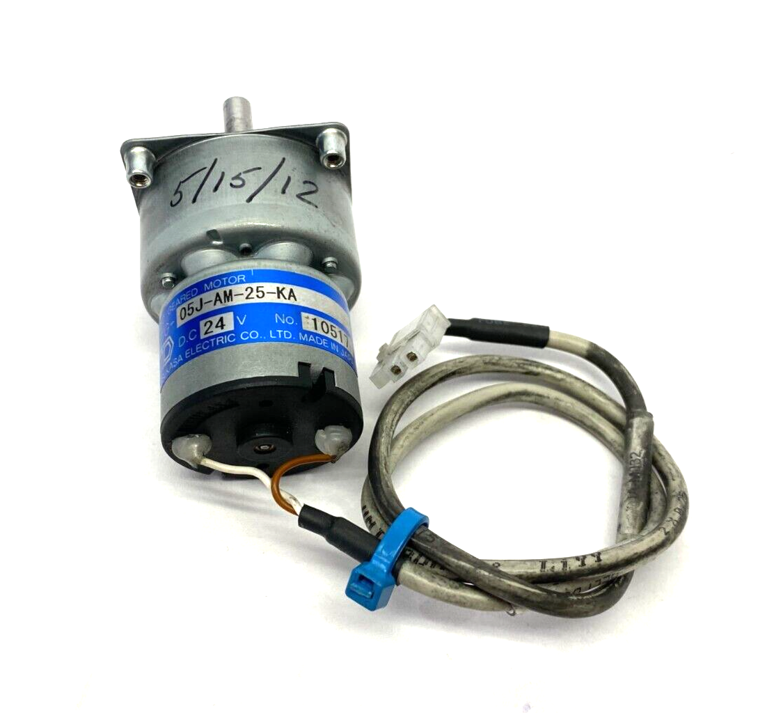 Tsukasa Electric 05J-AM-25-KA DC Geared Motor 24VDC - Maverick Industrial Sales