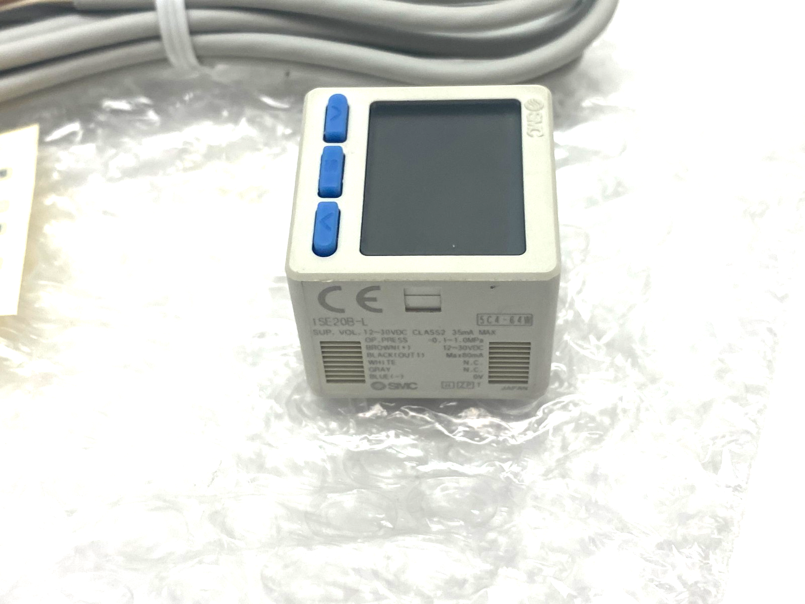 SMC ISE20B-L Digital Pressure Switch w/ I/O-Link - Maverick Industrial Sales