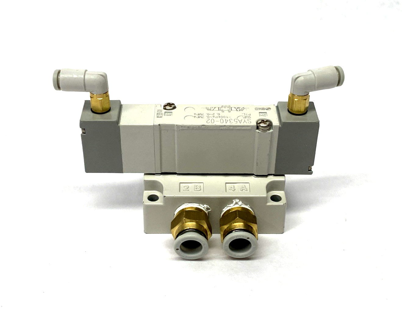 SMC SYA5340-02 Air Pilot Valve & Base 1/4" NPT - Maverick Industrial Sales