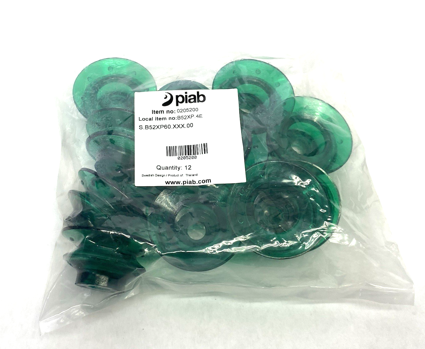Piab 0205200 Suction cup B52XP Polyurethane 60 S.B52XP60.XX.00 PKG OF 12 - Maverick Industrial Sales