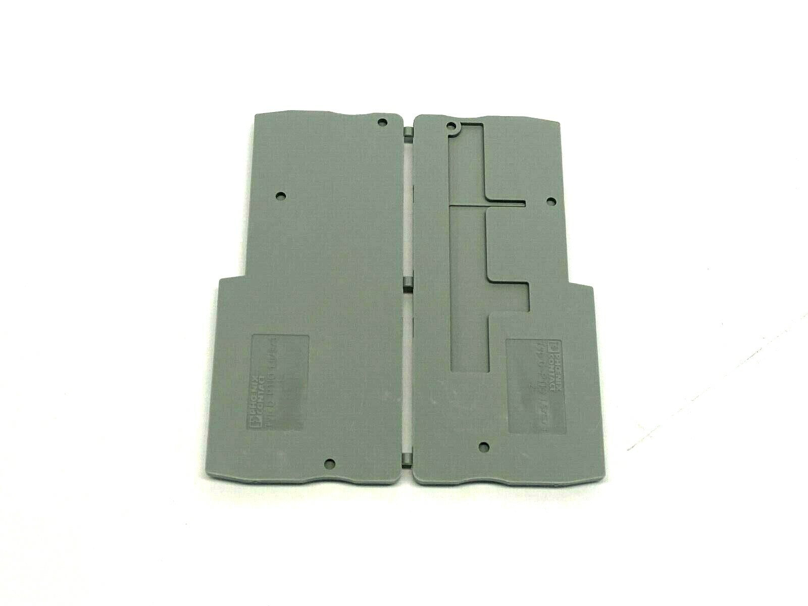 Phoenix Contact D-PTIO 1,5/S/3 Gray End Cover 3244575 LOT OF 10 - Maverick Industrial Sales