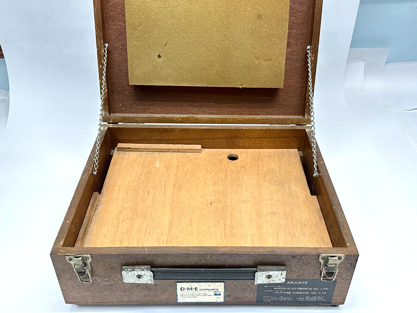 DME Argofile Cable w/ Wooden Case and Instructions - Maverick Industrial Sales