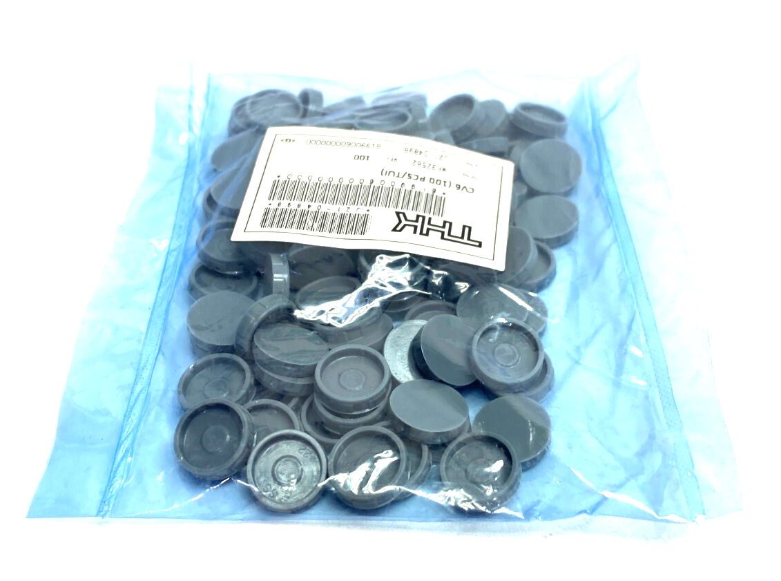 THK CV6 Rail Caps, Gray, PKG OF 100 - Maverick Industrial Sales