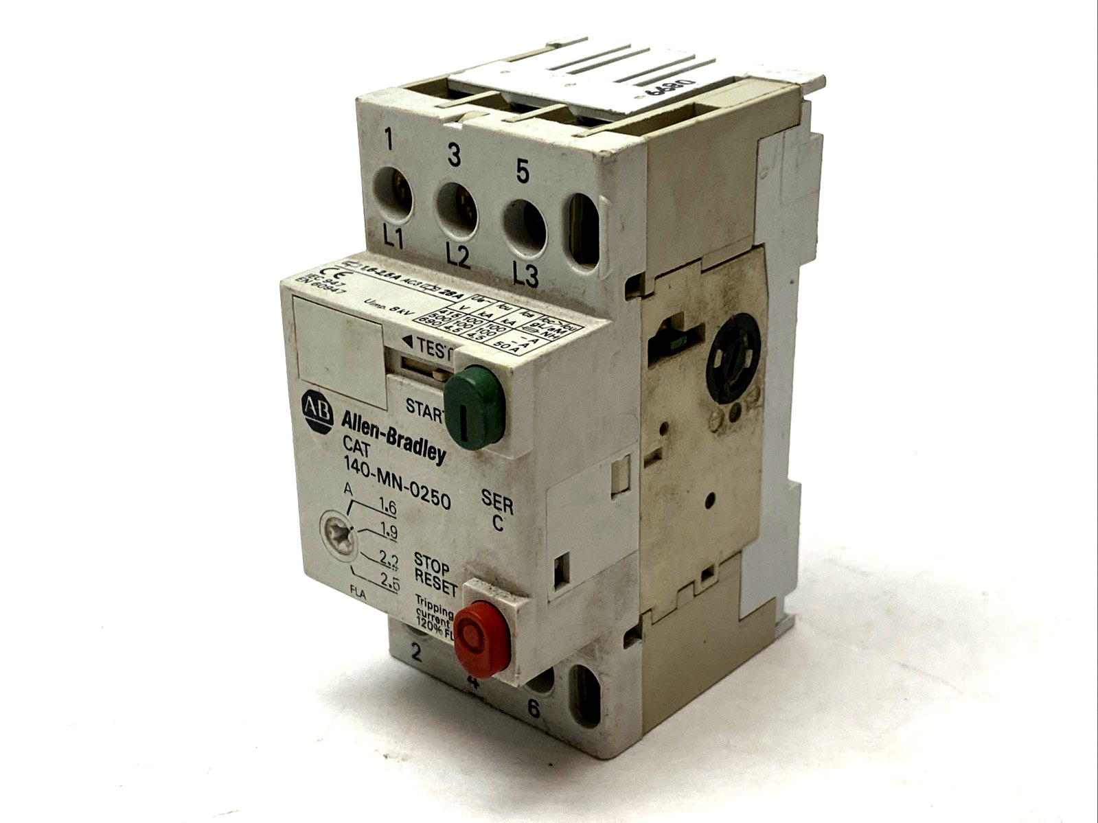 Allen Bradley 140-MN-0250 Ser. C Manual Starter - Maverick Industrial Sales
