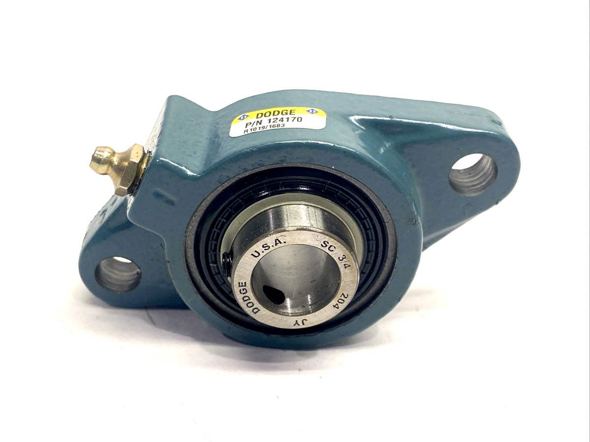 124170 | Dodge Flange Mount Ball Bearing Unit 3/4" Bore 2-Bolt F2B-SC-012 - New – Open box - Maverick Industrial Sales