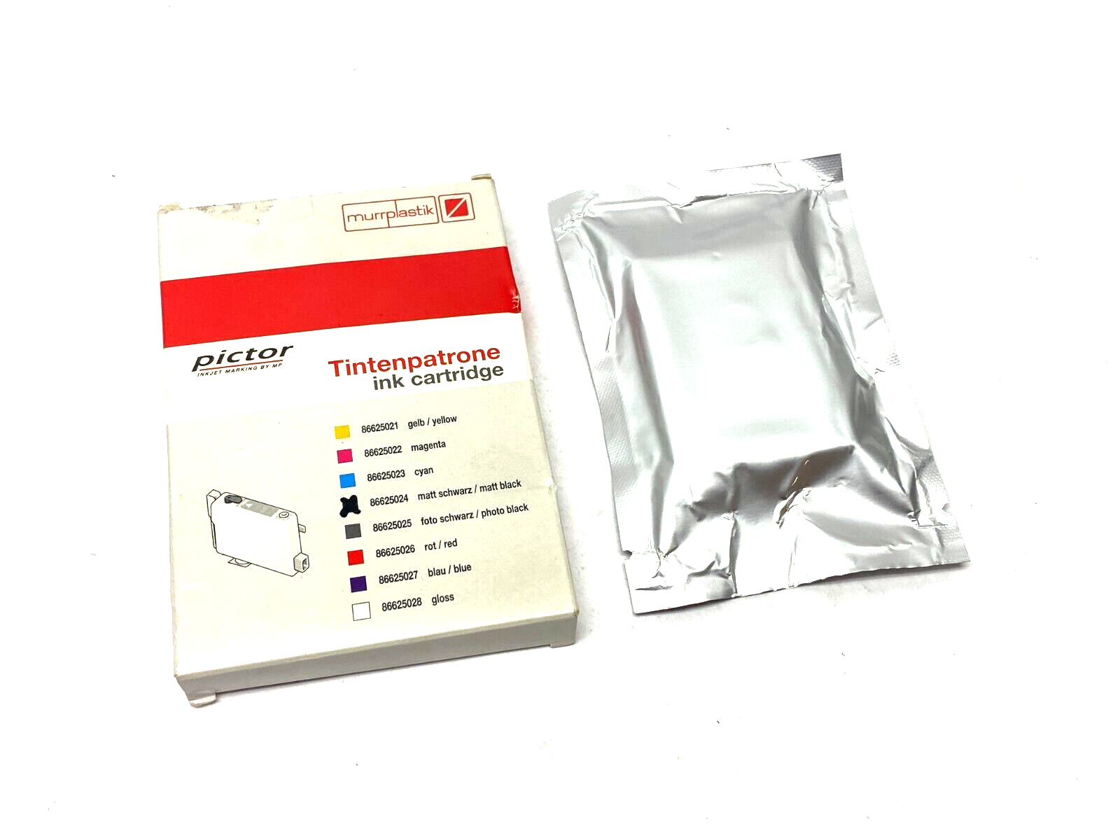 Murrplastik 86625024 Matt/Schwarz Matt Black Pictor Tintenpatroone Ink Cartridge - Maverick Industrial Sales