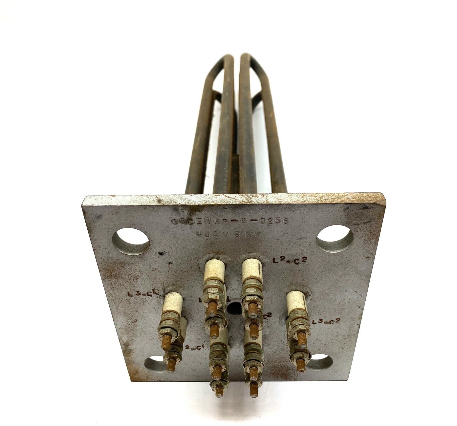 0 GDEN KP-6-0256 | Tempro Immersion Heater 6" Square 5 Element 15" Long - Used - Maverick Industrial Sales