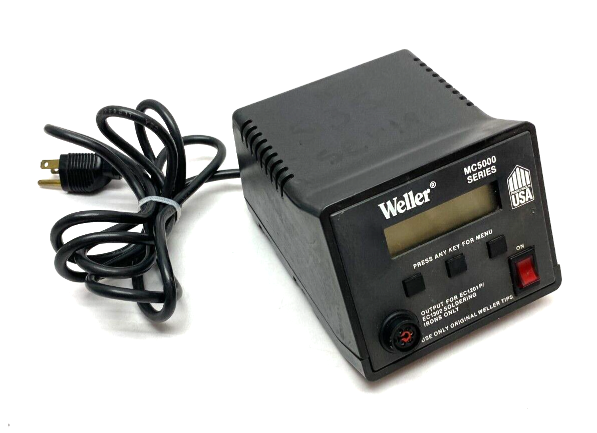 Weller MC5000 Soldering Station Power Unit 120V For use with EC1302 & EC1201 - Maverick Industrial Sales