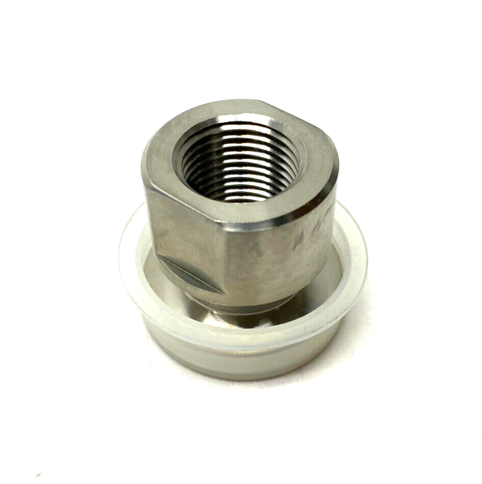 Agilent KAFP160375S Stainless Steel Klamp Flange Adapter Fitting NW16 0.375" NPT - Maverick Industrial Sales