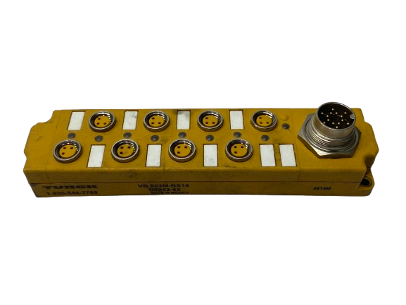 VB 803M-BS14 | Turck Passive Junction Box 8-Port x M8 3-Pin U0943-62 - Used - Maverick Industrial Sales