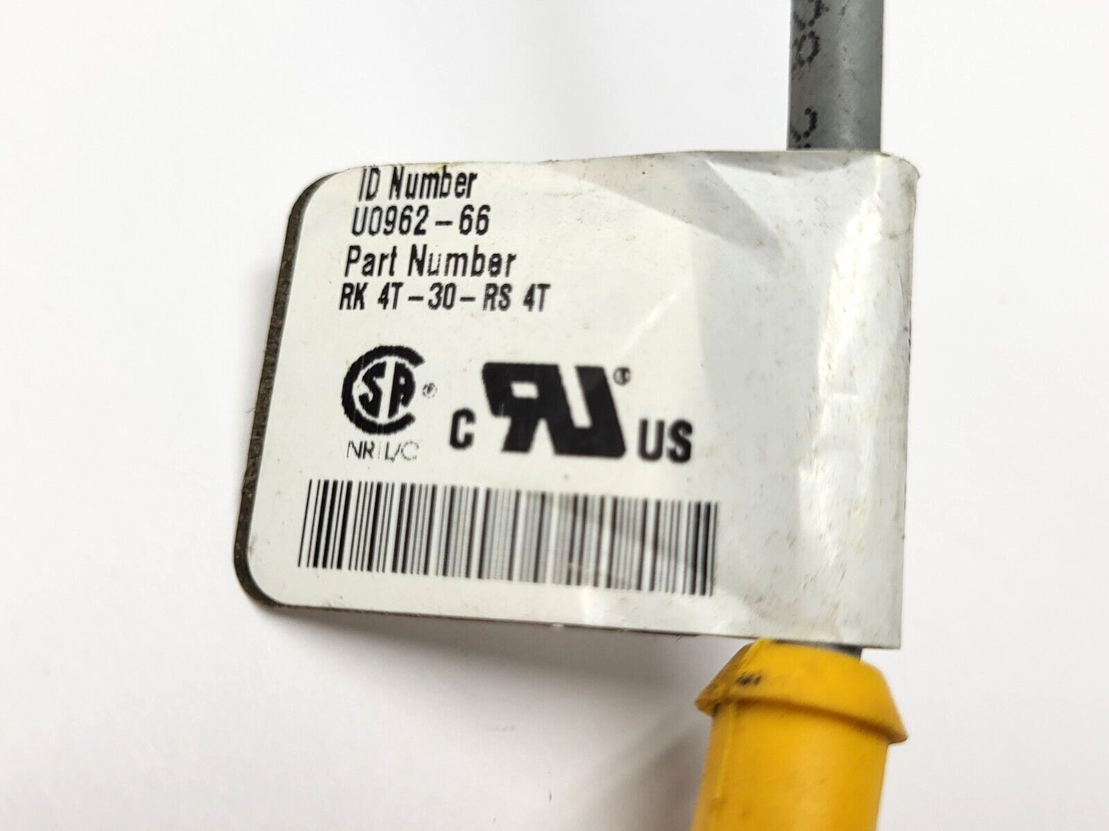 Turck RK 4T-30-RS 4T Actautor & Sensor Cordset M12 Eurofast U0962-66 - Maverick Industrial Sales