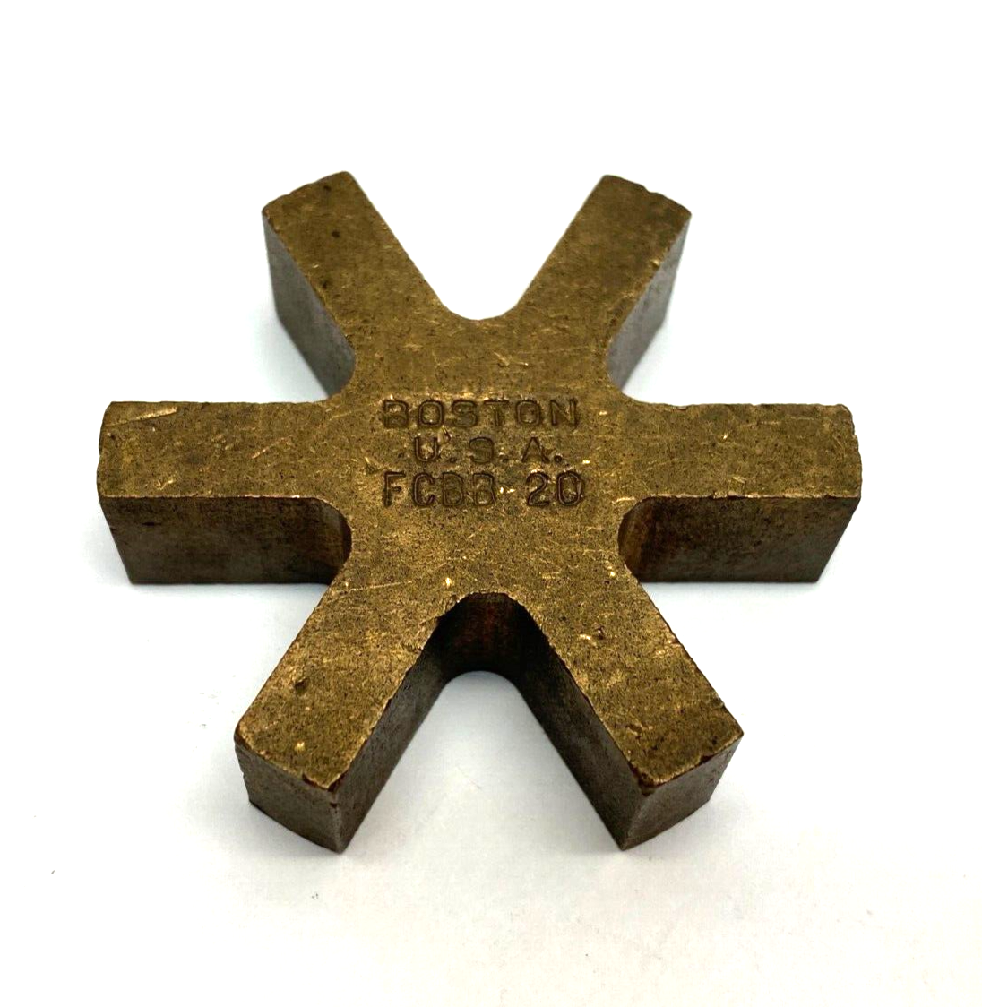 Boston Gear FCBB 20 Brass Spider Insert Coupling 3/4" Bore - Maverick Industrial Sales