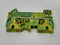 Phoenix Contact PT 4-PE Ground Terminal Block Green/Yellow 3211766 LOT OF 2 - Maverick Industrial Sales