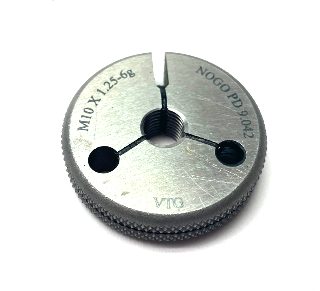 Vermont Gage 362124520 Threaded Ring Gauge M10x1.25-6G NOGO PD 9.042 - New – Open box - Maverick Industrial Sales