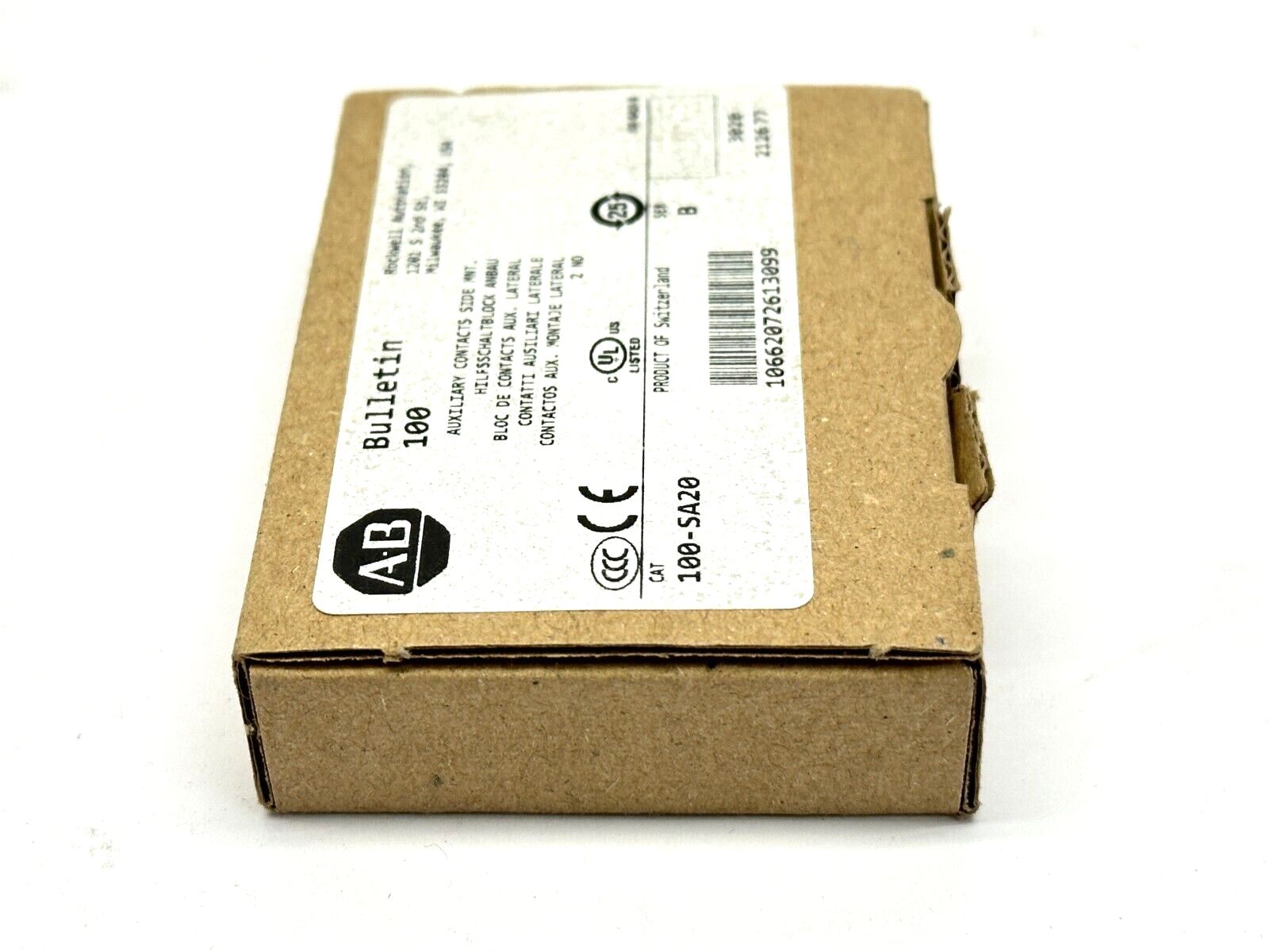 Allen Bradley 100-SA20 Ser B Auxillary Contact Side Mount - Maverick Industrial Sales