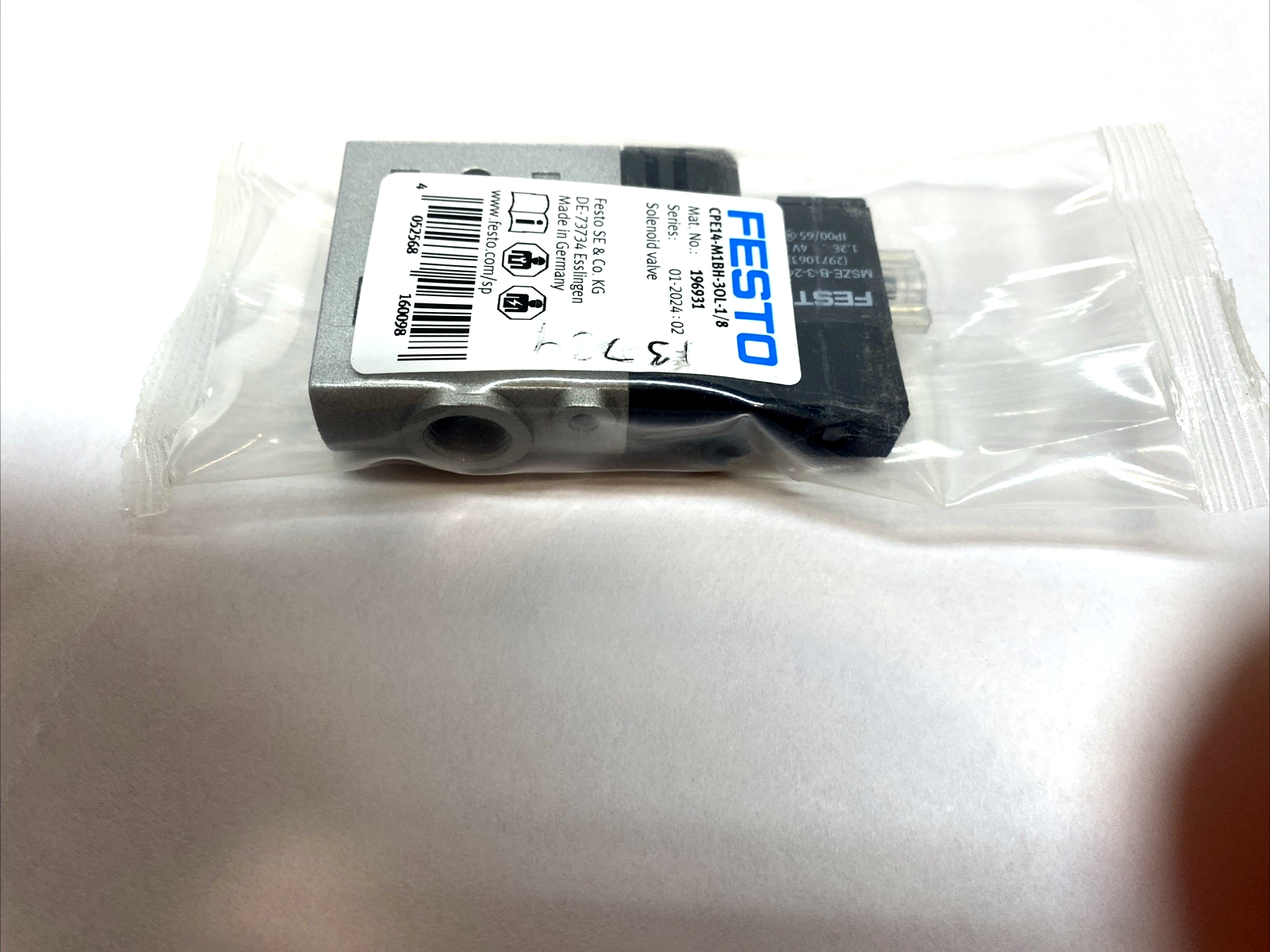Festo CPE14-M1BH-3OL-1/8 Air Solenoid Valve 196931 - Maverick Industrial Sales