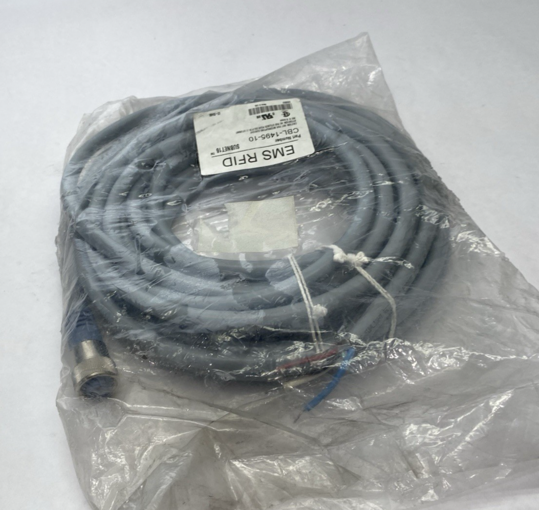 EMS Datalogic CBL-1495-10 SUBNET16 THICKNET Connection Cable Female to Leads - Maverick Industrial Sales