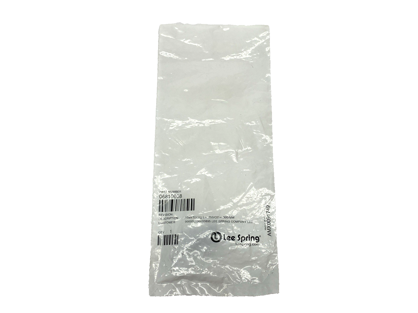 06811160 | Lee Spring 06810808 Spring .75" Long .300" OD/MW LOT OF 50 - New - Maverick Industrial Sales