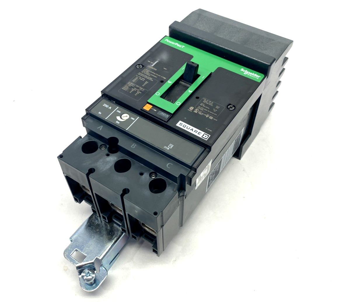 Schneider Electric JJA36200 Circuit Breaker, PowerPacT J, 200A 3P 600VAC 25kA - Maverick Industrial Sales