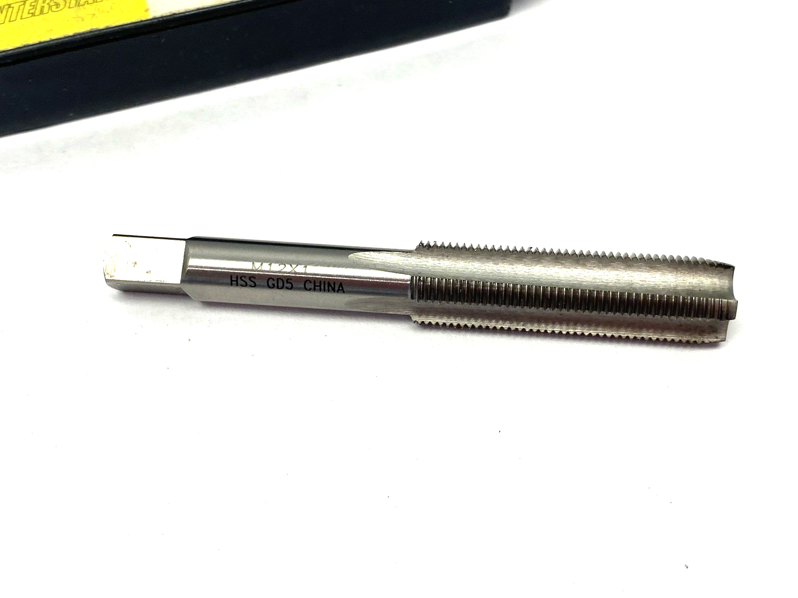 Interstate 04993150 Straight Flute Tap: M12x1 Metric Fine, 4 Flute, Plug Chamfer - Maverick Industrial Sales