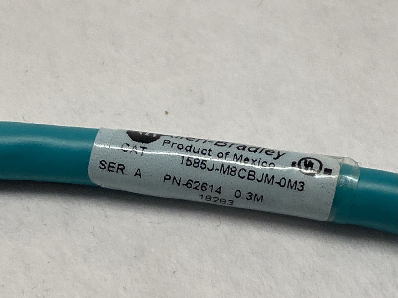 Allen Bradley 1585J-M8CBJM-0M3 Ser. A RJ45 Ethernet Media Cordset 0.3m 62614 - Maverick Industrial Sales