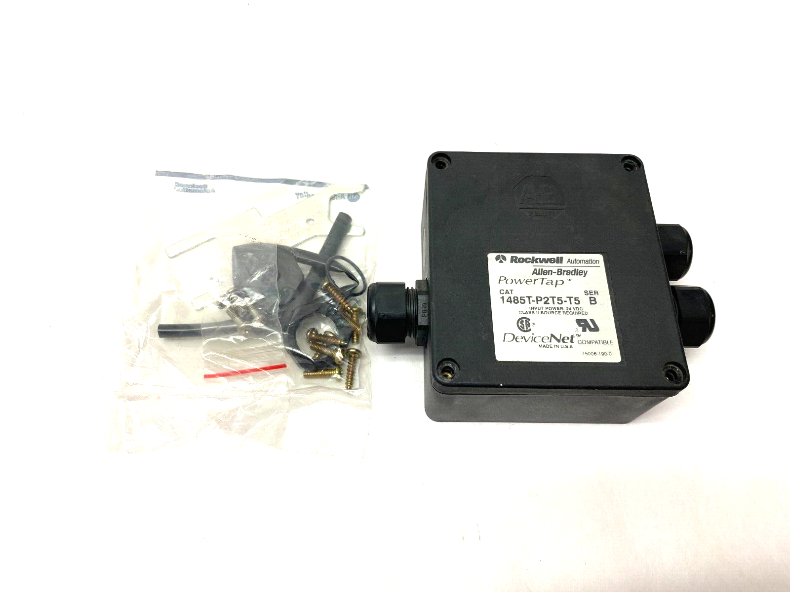 Allen Bradley 1485T-P2T5-T5 Ser. B PowerTap DeviceNet Power Device 24VDC - Maverick Industrial Sales