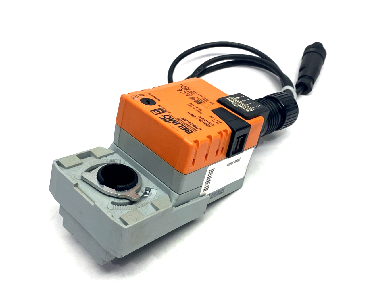 LRB24-SR | Belimo Modulating Actuator 24V AC/DC 45in-lb/5Nm B217+ LOT OF 2 - For parts or not working - Maverick Industrial Sales