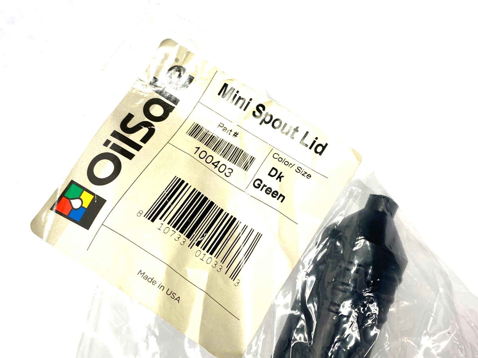 100403 | Oilsafe Mini Spout Lid, Dark Green - New - Maverick Industrial Sales
