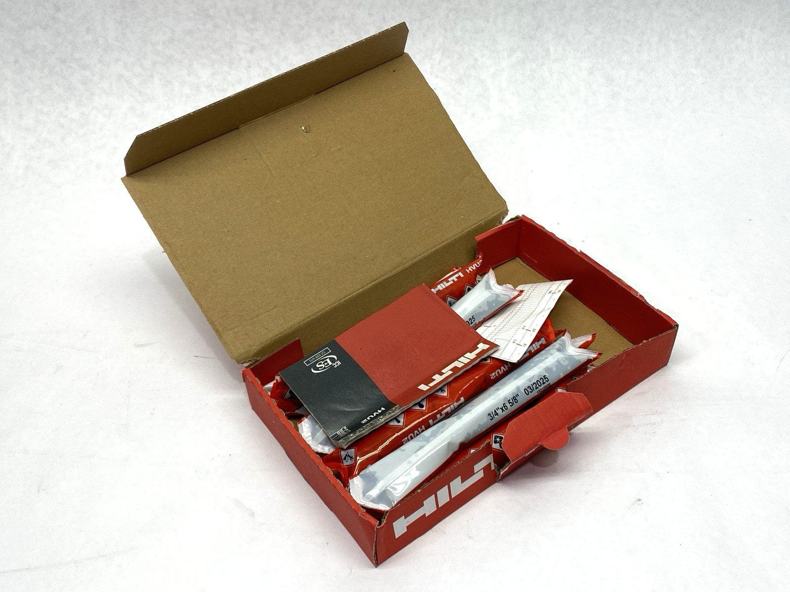 Hilti HVU2 3/4" x 6-5/8" Adhesive Capsule 2234723 PACKAGE OF 10 - Maverick Industrial Sales