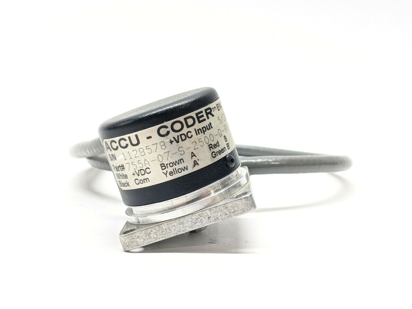 ACCU CODER 755A-07-S-2500-Q-HV-1-S-S-N Incremental Shaft Encoder - Maverick Industrial Sales