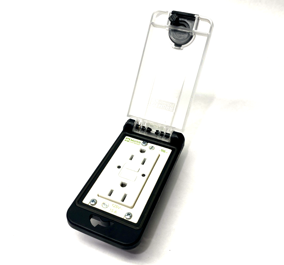 4000-68000-3220000 | Murr Elektronik MODLINK MSDD Socket 2x NEMA 5-15 w/ Frame - Used - Maverick Industrial Sales