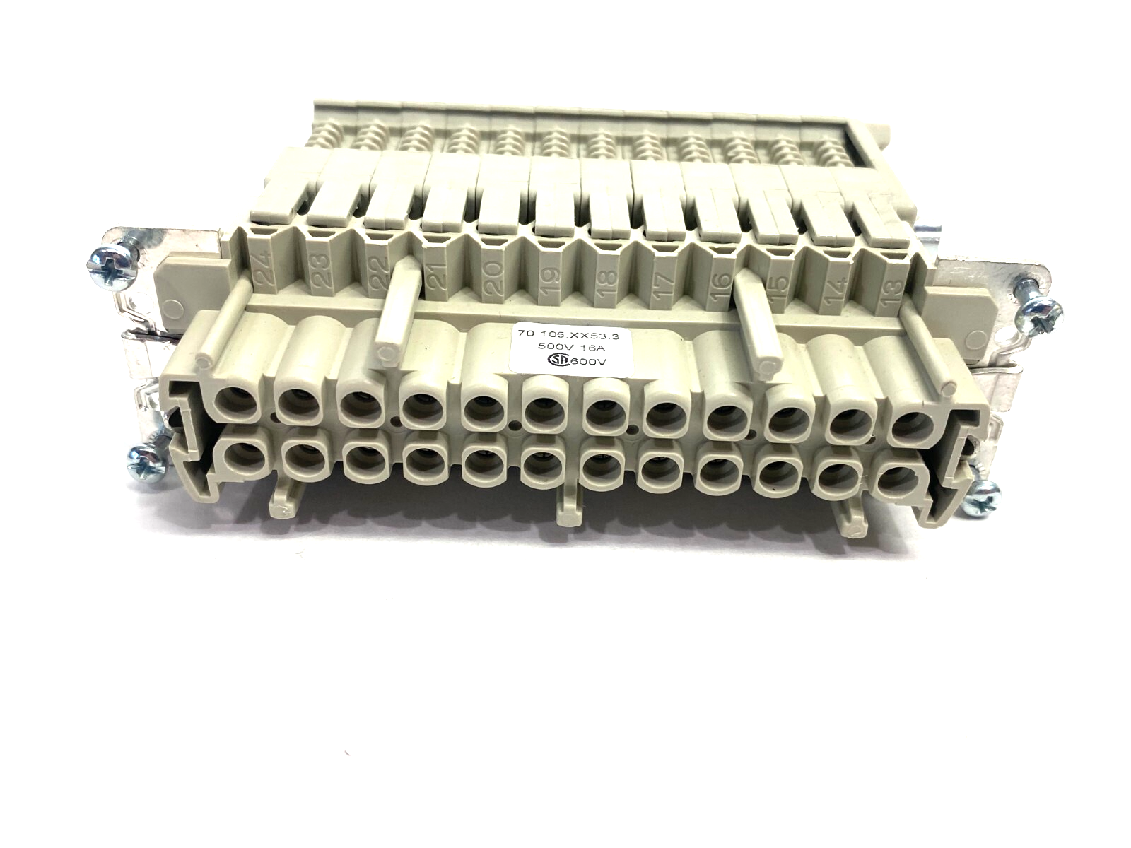 Wieland 70.105.2453.3 Revos Multi-Pole Adapter 500V 16A BAS LR 24 4,0 50 - Maverick Industrial Sales