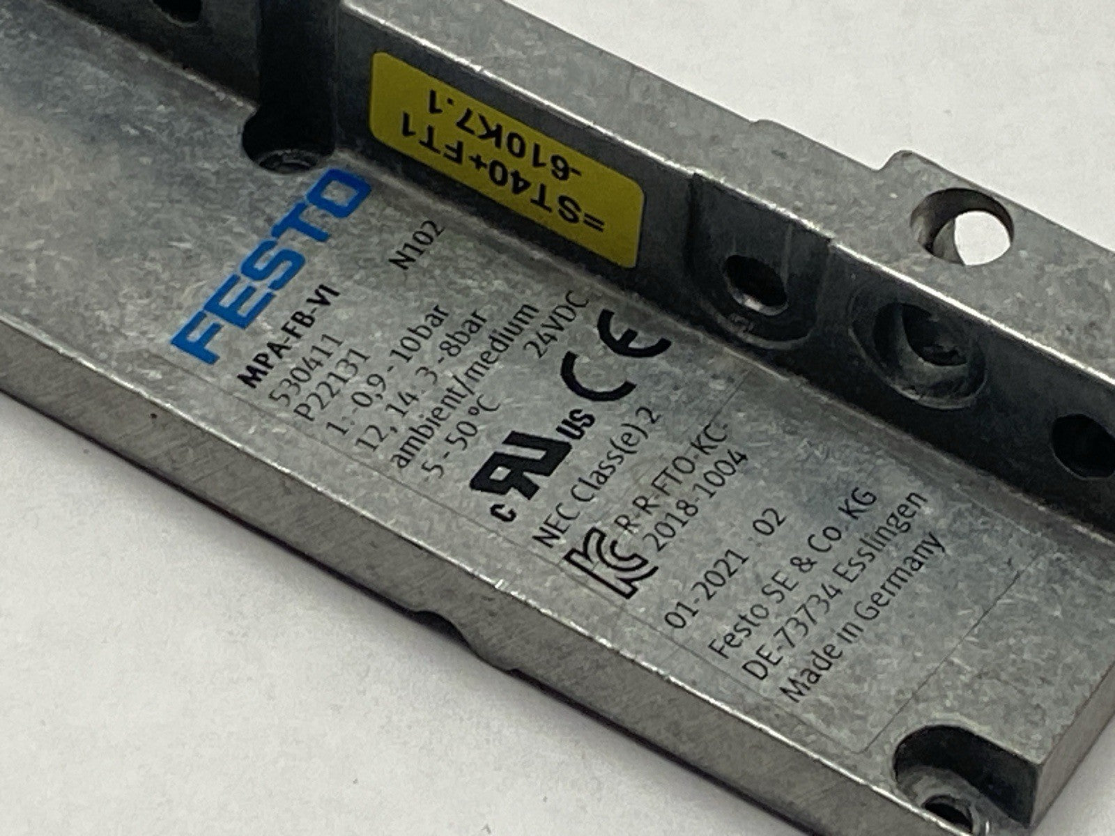 Festo VMPA-EPR End Plate 533373 - Maverick Industrial Sales