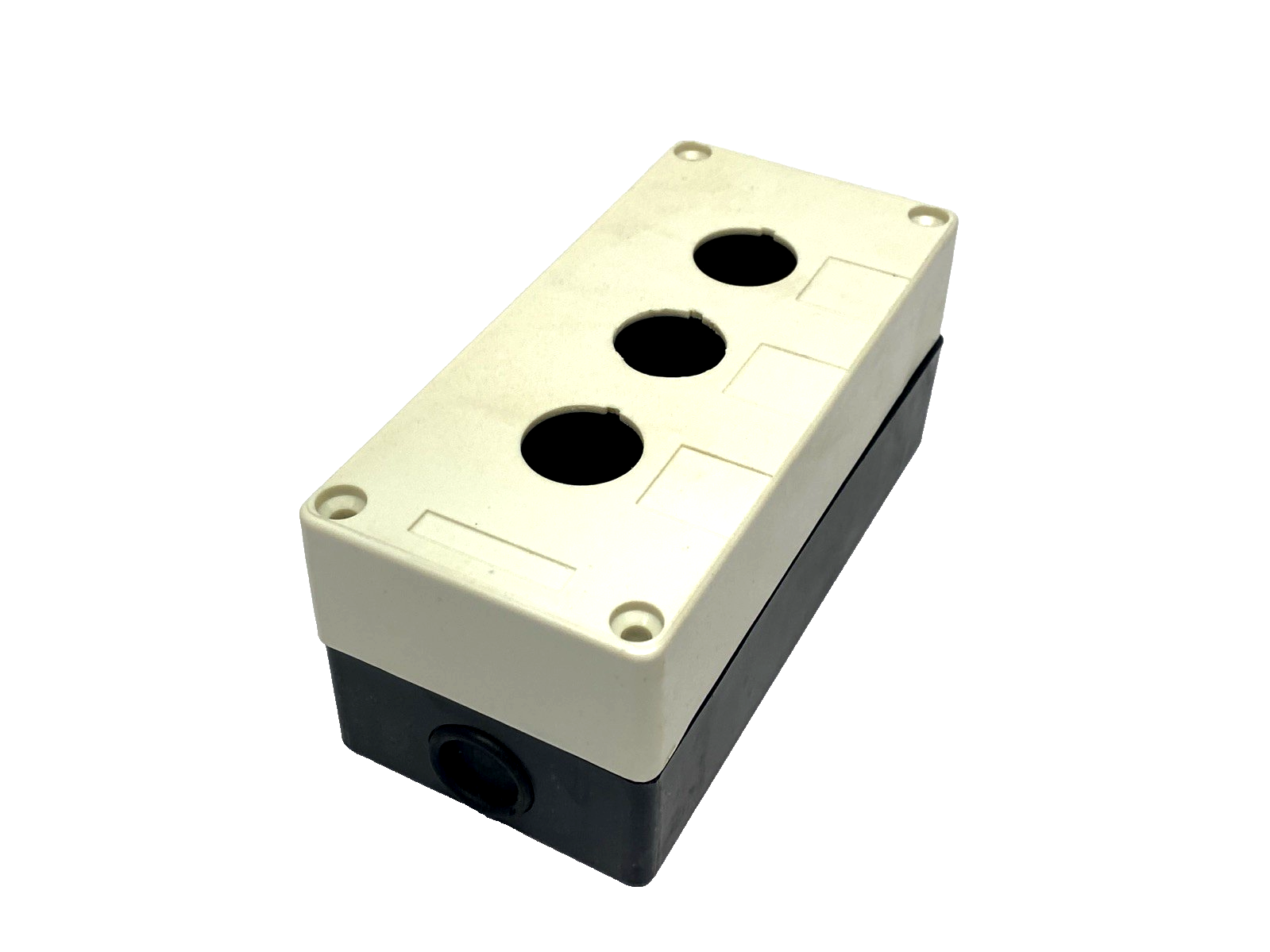 CA-BX3,CA-BX3-WHITE | Suns International CA-BX3 White 22mm 3-Pushbutton Enclosure 65mm x 72mm - New Other - Maverick Industrial Sales