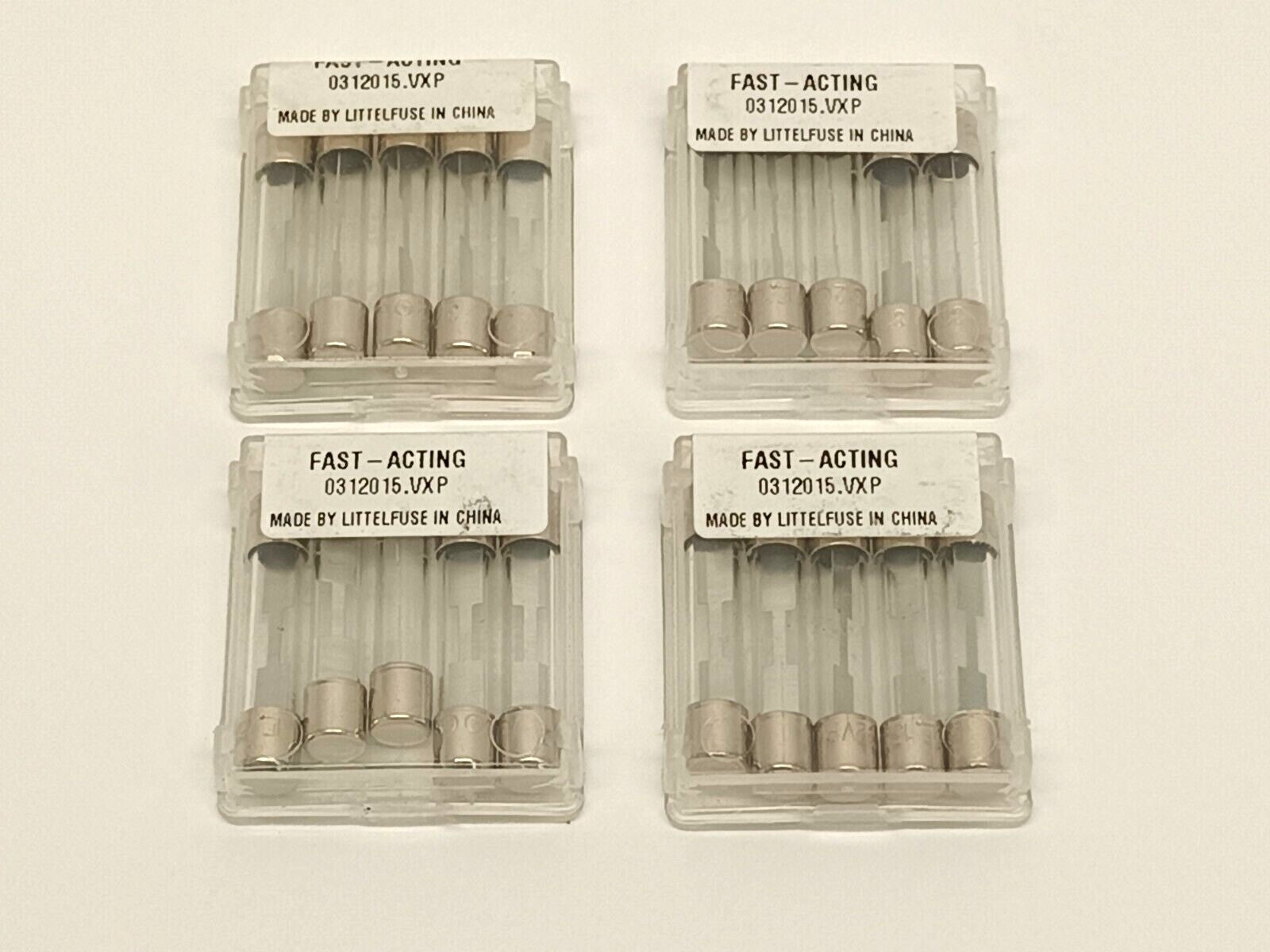 Littelfuse 312015P Fast-Acting Fuse 15A 32VAC LOT OF 20 - Maverick Industrial Sales