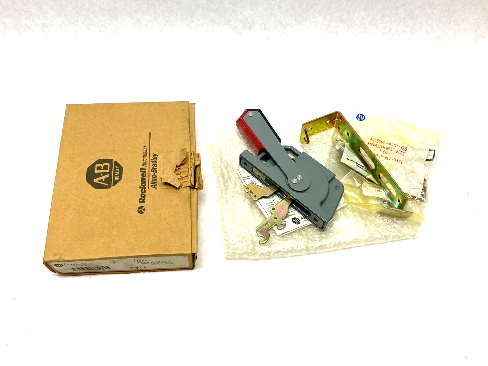 Allen Bradley 1494V-H1 Ser. A Operating Disconnect Handle Metal Gray - Maverick Industrial Sales
