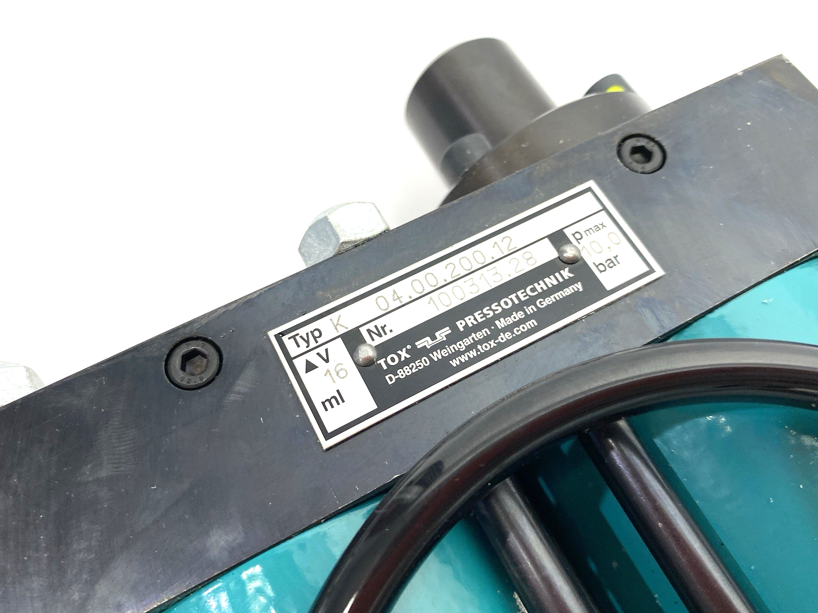 K 04.00.200.12 | TOX Pressotechnik Powerpackage Type K, Compact, Version 000 - New – Open box - Maverick Industrial Sales