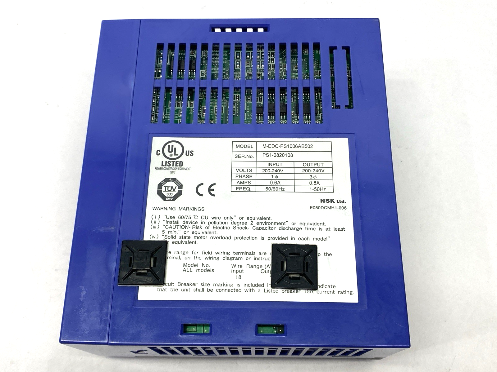M-EDC-PS1006AB502 | NSK Servo Drive 200VAC - Used - Maverick Industrial Sales