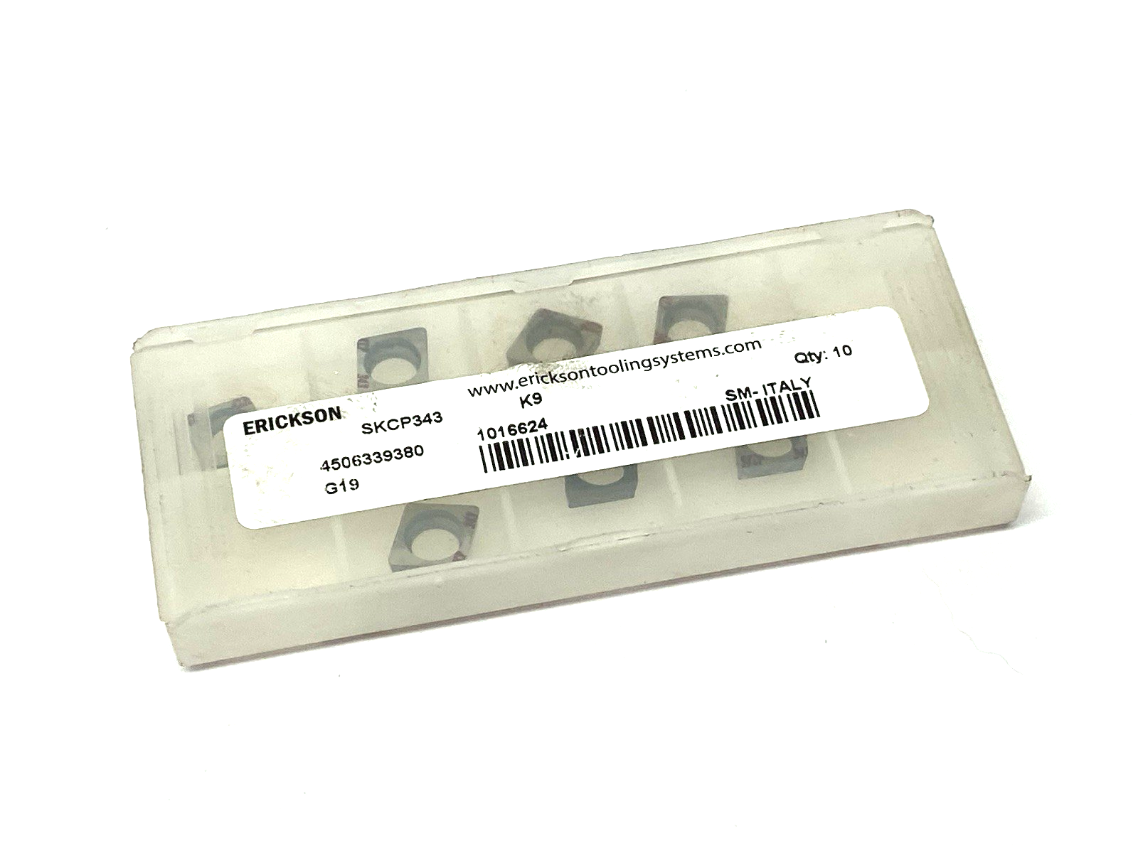 Erickson 1016624 Indexable Turning Insert SKCP343 K9 PKG OF 7 - Maverick Industrial Sales