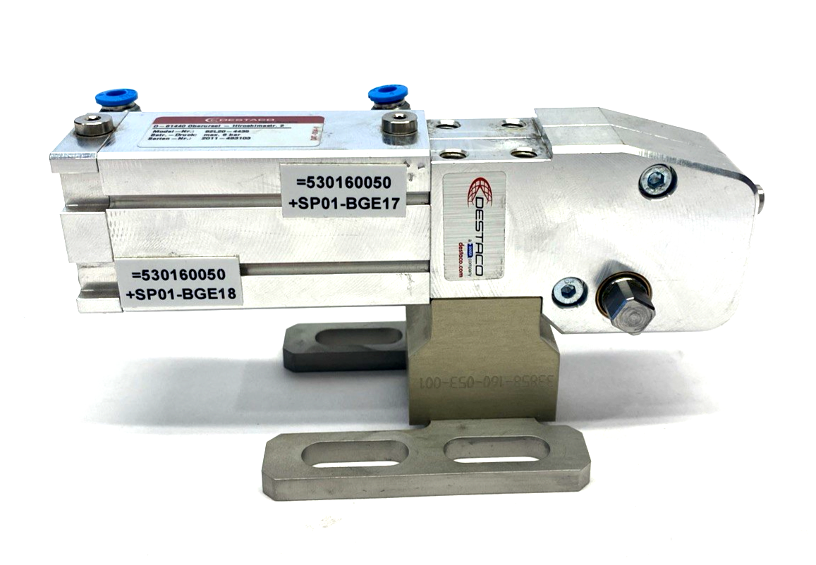 82L20-4435 | Destaco Pneumatic Power Clamp 20mm Bore 5 - 60 Deg. Angle, NO ARM - Maverick Industrial Sales