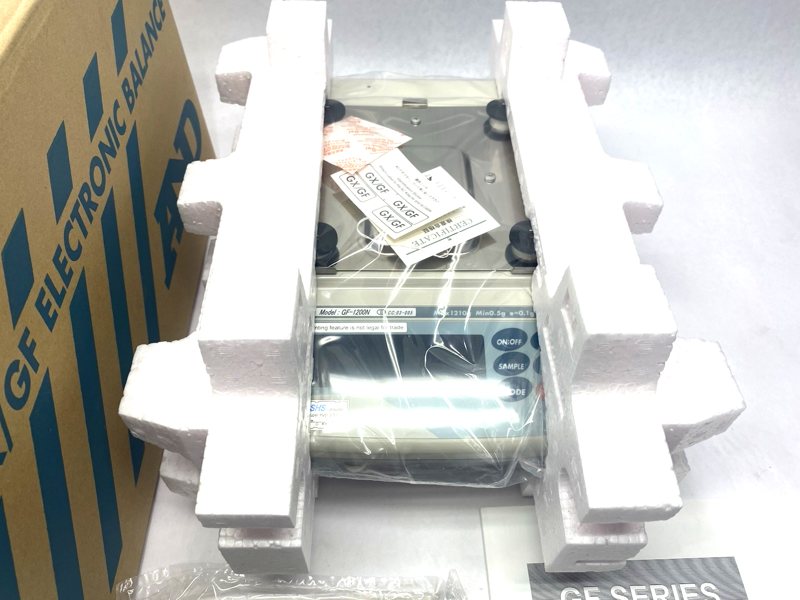 GF1200N | A&D Weighing Digital Precision Scale, 1210g Capacity, Auto Self-Cal. - New – Open box - Maverick Industrial Sales