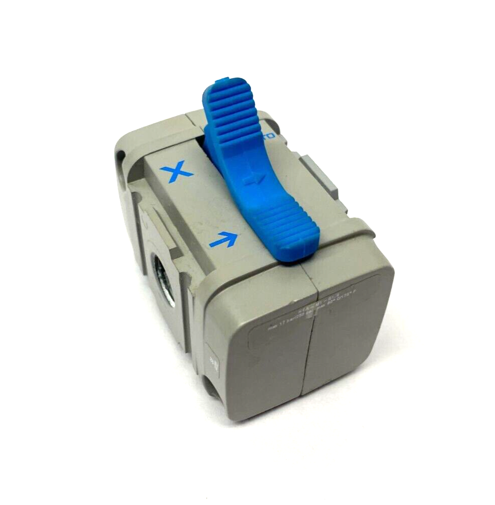 Festo HEA-M1-G1/4 Manual Lockout/Shut Off Valve, 3/2 Bistable 183002 - Maverick Industrial Sales