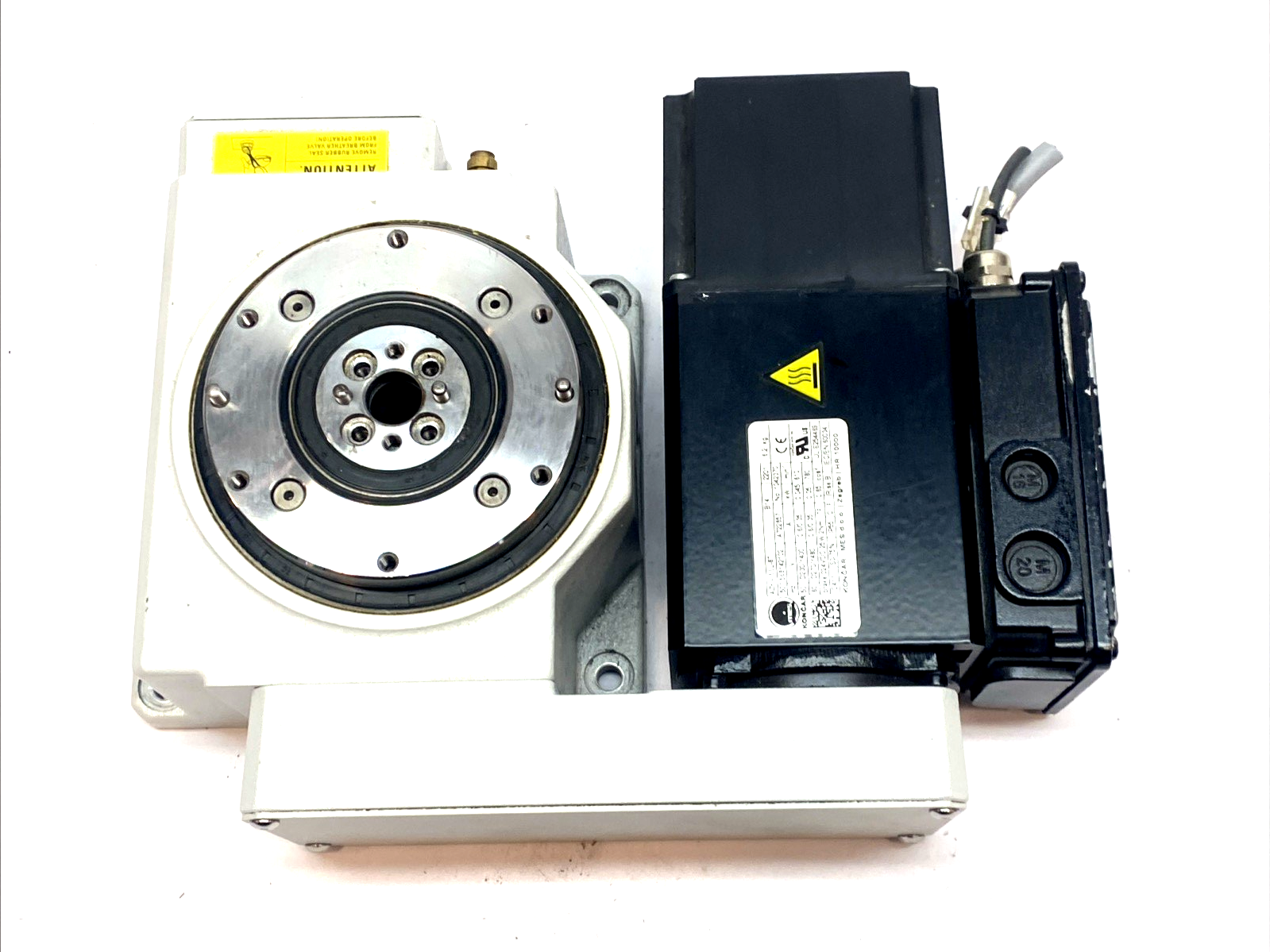 TC0120G | Weiss Rotary Indexing Table 120mm Flange High Precision Cam Indexer - Used - Maverick Industrial Sales