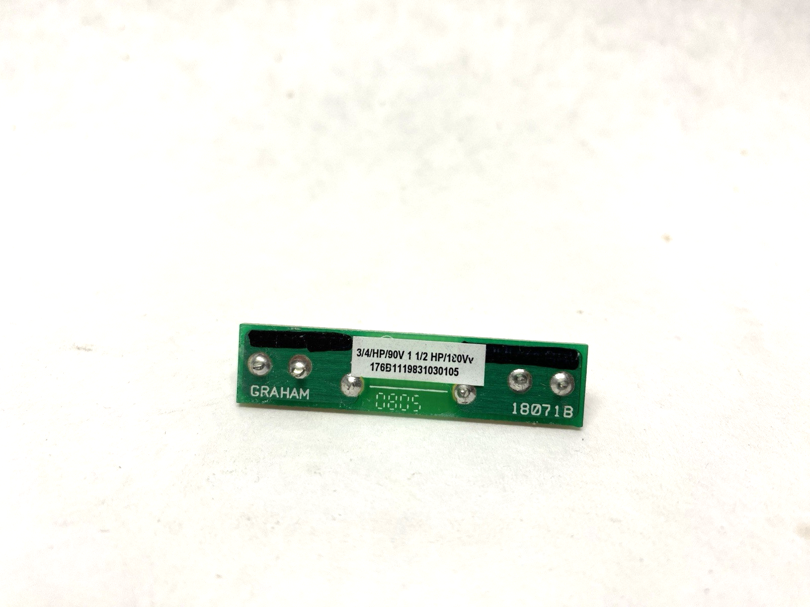Graham 176B1119 3/4HP/90V, 1-1/2 HP/180V Board - Maverick Industrial Sales