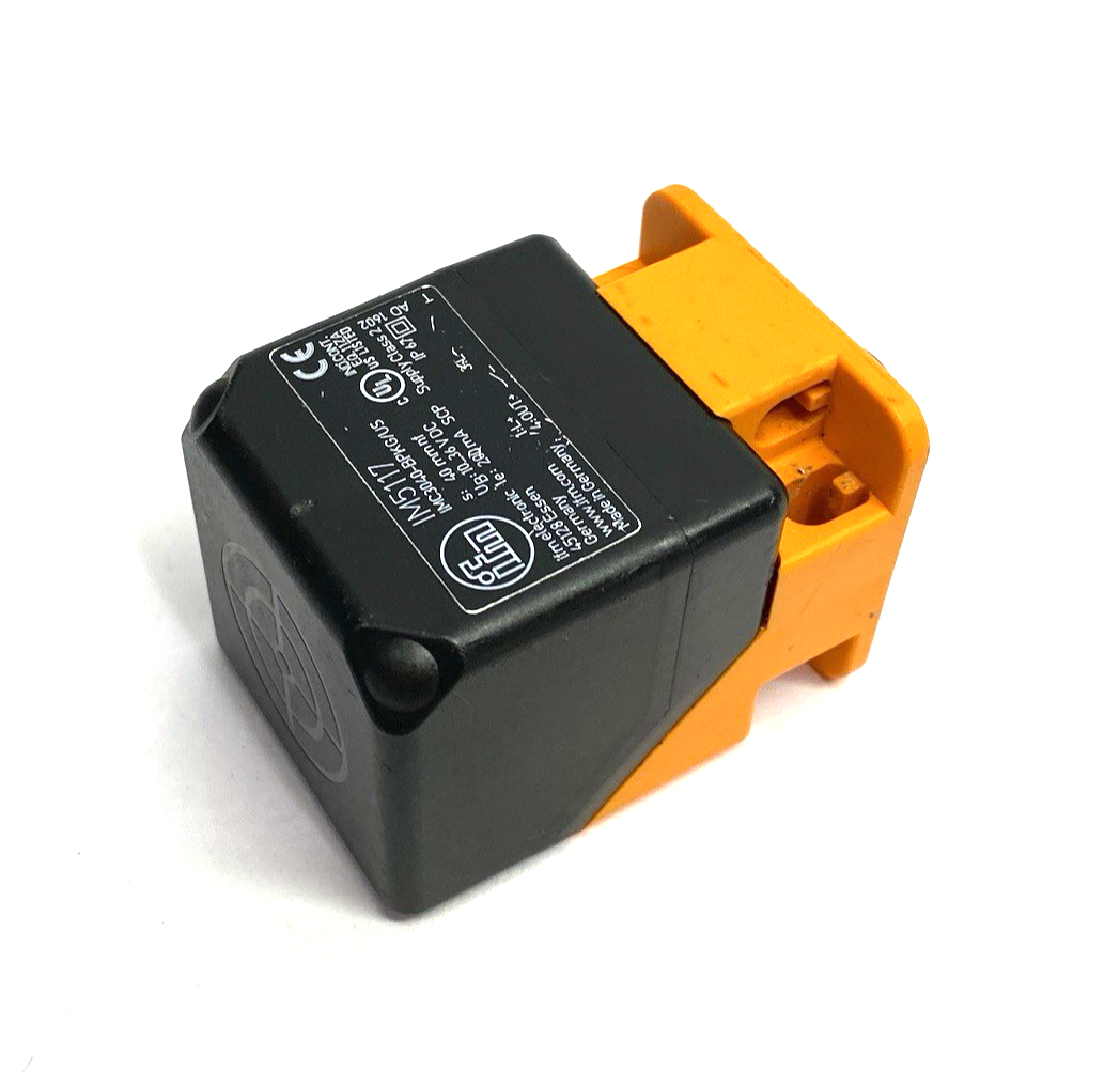 IM5117 | Ifm Inductive Cube Sensor, Long Sense Range, IMC3040-BPKG/US-100-DPS - Used - Maverick Industrial Sales