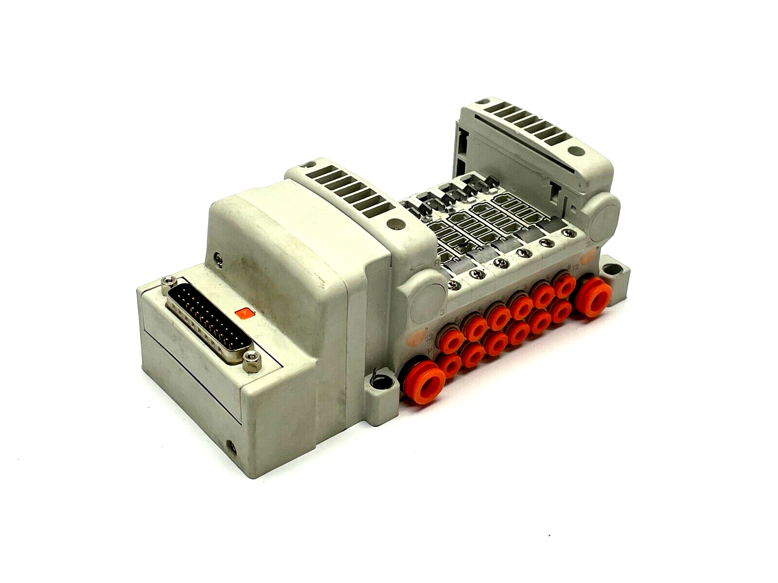 VV5QC11-06N3FD0-S | SMC Base Mounted Manifold Plug-In - Used - Maverick Industrial Sales